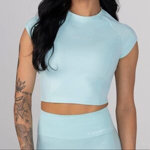 YoungLA Compression Cap Sleeve Tee Mint